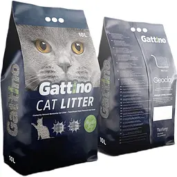 Наповнювач для котячих туалетів Gattino бентонітовий з ароматом марсельського мила 10 л