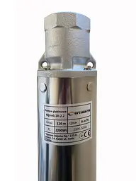 Насос свердловиний з підвищеною стійкістю до піску Optima PM 4QJm6/20 2.2 кВт 124м + 2 м кабель - мініатюра 2
