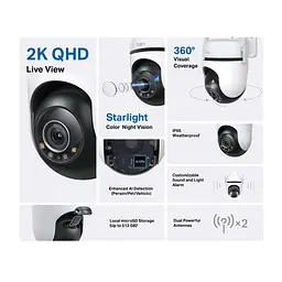 Камера відеоспостереження TP-Link TAPO-C520WS - мініатюра 3