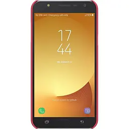 Чохол-накладка Nillkin Super Frosted Shield Samsung Galaxy J7 Neo (J701F) Red - мініатюра 2
