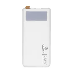 Повербанк 40000mAh Power Bank Kraft KPB-2340FCL White 22.5W QC3.0 LED-ліхтар (43-00061)