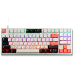 Клавіатура Thunderobot KG3089 Red Switch USB UA White (6932066305987)