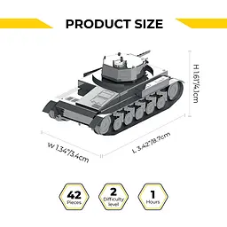 Колекційна модель Metal Time Pz.Kpfw. II MT060 - мініатюра 7