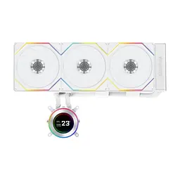 Система жидкостного охлаждения Lian Li HydroShift II LCD-C 360TL, White (G89.GHS2LCD36TW.00)