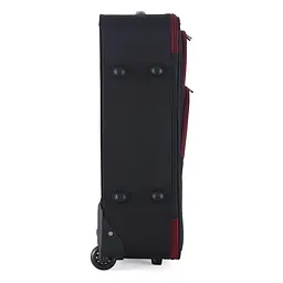 Валіза Semi Line 24 дюйми (M) дюйми (M) Black/Red Lines (T5680-2) - мініатюра 5