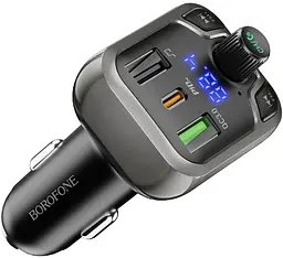 Автомобільний FM модулятор Borofone BC38 bluetooth PD20W+QC3.0 - мініатюра 3