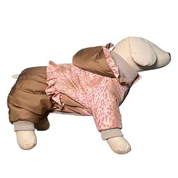 Комбинезон DIEGO mini snow F Розовый леопард - xxs