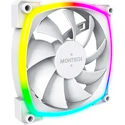 Вентилятор MONTECH 120MM AX120 PWM WHITE (AX120 PWM WHITE) - мініатюра 2