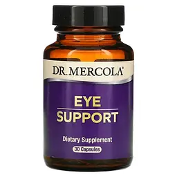 Лютеїн, зеаксантин, астаксантин Dr. Mercola Eye Support, 30 капсул для підтримки очей