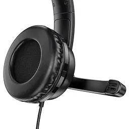 Навушники-гарнітура Hoco gaming Magic tour gaming headphones W103 повнорозмірні чорні - мініатюра 3