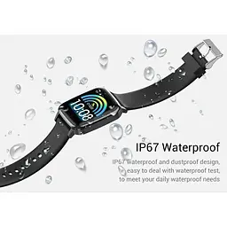 Смарт-годинник Pads R1 SmartWatch 1.3-дюймовий IPS-екран IP67 водонепроникний монітор серцевого ритму - мініатюра 3
