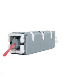 Дитячий манеж — ліжко для новонароджених 2 в 1 з подвійним дном Porta CRL-18103 Mint Green 125*65 см CARRELLO сірий - мініатюра 5