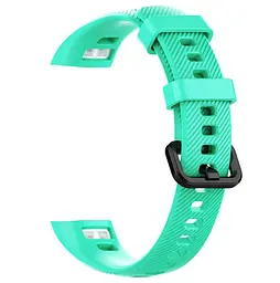 Силіконовий ремінець Primo для фітнес-браслета Huawei Honor Band 4/5 Mint - мініатюра 2
