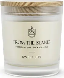 Ароматична свічка From the Island Sweet lips 250 мл Малина та троянда