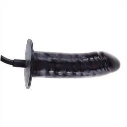 Анальний розширювач Baile Bigger Joy Inflatable Penis 16 см (чорний) - мініатюра 5