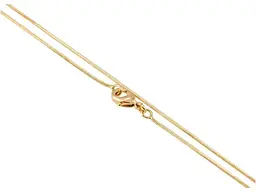 Ланцюжок Xuping метал Позолота 18K "Плетіння Ювелірний шнур" довжина 61см х 1мм (161834)