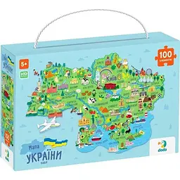 Пазл Dodo Мапа України 300267 Різнокольоровий shop (4823115906526)