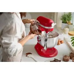 Кухонна машина KitchenAid Artisan 5,6 л 5KSM60SPXEER з підйомною чашею червоний - мініатюра 5