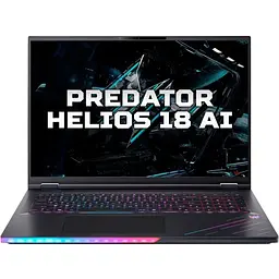 Ноутбук Acer NH.QVWEX.00K,2560 x 1600,Ultra 9 275HX 24 C/24 T,2.7 GHz - 5.4 GHz,40 MB,28 W,64 GB
