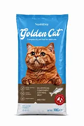 Сухий корм для котів всіх порід Golden Cat 10 кг з рибою