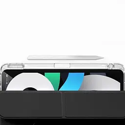 Обкладинка BeCover Ultra Slim Origami Transparent з кріпленням Apple iPad Pro 12.9 2020/2021/2022 Black (711694) - мініатюра 4
