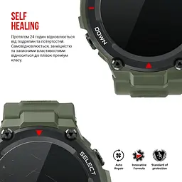 Гідрогелева плівка на годинники Amazfit Watch T-Rex ArmorStandart захисна плівка для смарт годинників прозора (ARM57917) - мініатюра 3