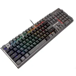 Клавіатура A4Tech FS100 Stone Black "Fstyler", Black/Grey, USB, 10 режимів підсвічування, 1.8 м, UA/RU/US - мініатюра 2
