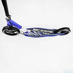 Самокат Best Scooter складаний Від 3 до 16 років Чорно-синій 000231302 - мініатюра 4