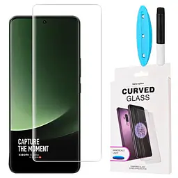 Захисне скло DK для Xiaomi 13 Ultra UV Curved 014478 clear 2 шт. - мініатюра 3