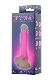 Фалоімітатор Beyond by Toyfa Peter Glow 22 см (рожевий) - мініатюра 11