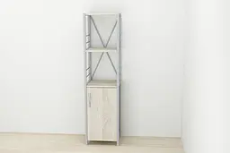 Етажерка 3/34 Ferrum-decor Серії Конект із тумбою 144x34x28 Сірий ДСП Сонома (FRD-104438) - мініатюра 2