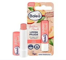 Balea Lippenpflege Lemon Cake Гігієнічний бальзам для губ «Golden peach» 4,8 г