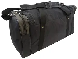 Дорожня сумка середня Wallaby 437-7 62L Чорна зі вставками хакі - мініатюра 6