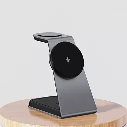 Бездротовий зарядний пристрій Proove Omni Power 3in1 15W Gray (WSOP15020003) - мініатюра 3
