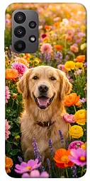 TPU чохол Demsky Flowery labrador для Samsung Galaxy A23 4G