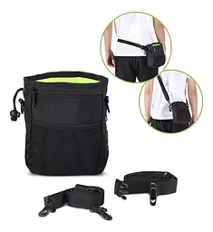 Сумка для вигулу і тренувань собак Voyager Pet Nylon Waterproof Dog Treat Training Pouch black - мініатюра 8
