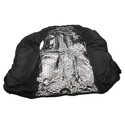 Жилет із підігрівом від USB або повербанка XL, Чорний, жилет з електричним підігрівом для зими - мініатюра 3