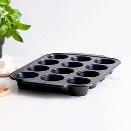 Форма для випічки кексів GreenPan на 12 шт. з керамічним покриттям 40 х 28 х 4.3 см (CC007766-001) - мініатюра 3