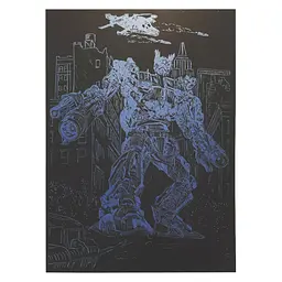 Гравюра А4 "Трансформер" Danko Toys ГрА4-6с економ варіант в пакеті 29,7х21 см