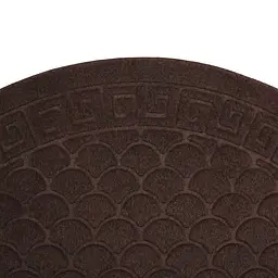 Килимок придверний Eco Fabric Луска півколо без кромки коричневий 40 х 60 см (4060-019) - мініатюра 8