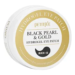 Гідрогелеві патчі для очей Перли-Золото Black Pearl&Gold Hydrogel Eye Patch Petitfee & Koelf 60 шт - мініатюра 4