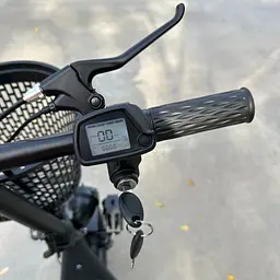Електросамокат EVOBIKE Zen U12 MAX 2025 року чорний | електросамокат з трьома фарами, корзинкою та багажником - мініатюра 6
