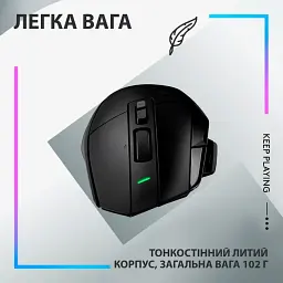 Миша Logitech G502 X Lightspeed Wireless Black б/в - мініатюра 3