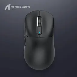 Бездротова мишка ATTACK SHARK X3 Black (PAW3395, DPI 26K, 65 годин акумулятор) - мініатюра 4