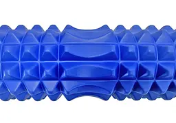 Масажний ролик EasyFit Grid Roller 33 см v.1.2 Синій - мініатюра 3