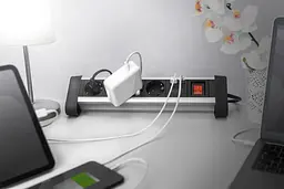 Digitus Блок розеток Office, 4xSchuko 16A, 2xUSB 2A, вимикач, 1.5м, вилка Schuko - мініатюра 2
