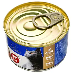 Паштет для дорослих котів Premium Pet з яловичиною 100 г - мініатюра 3