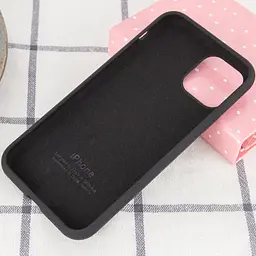 Чохол Silicone Case для Apple iPhone 12/12 Pro (Black) АА [51045] - мініатюра 2