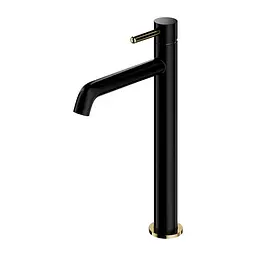 Змішувач для раковини Omnires Y black/gold (Y1212BLGL)