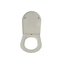 Сидіння для унітаза EUR TS-6545 дюропластове, Soft Close, метал.кріпл. - мініатюра 2